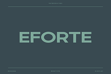 Eforte - Modern Display Typeface