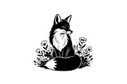 Cute Fox Silhouette Bundle, an Illustration by Designs_River (Thumbnail 25 of 31)