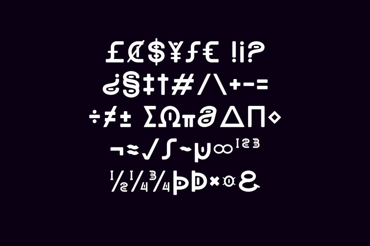 Onerta - Neon Futuristic Font, a Sans Serif Font by Iqsiart Studio (Photo 9 of 12)