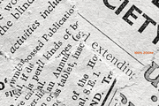10 Grunge Vintage Newspaper Overlays, a Texture Graphic by Mint Pixels (Thumbnail 3 of 4)