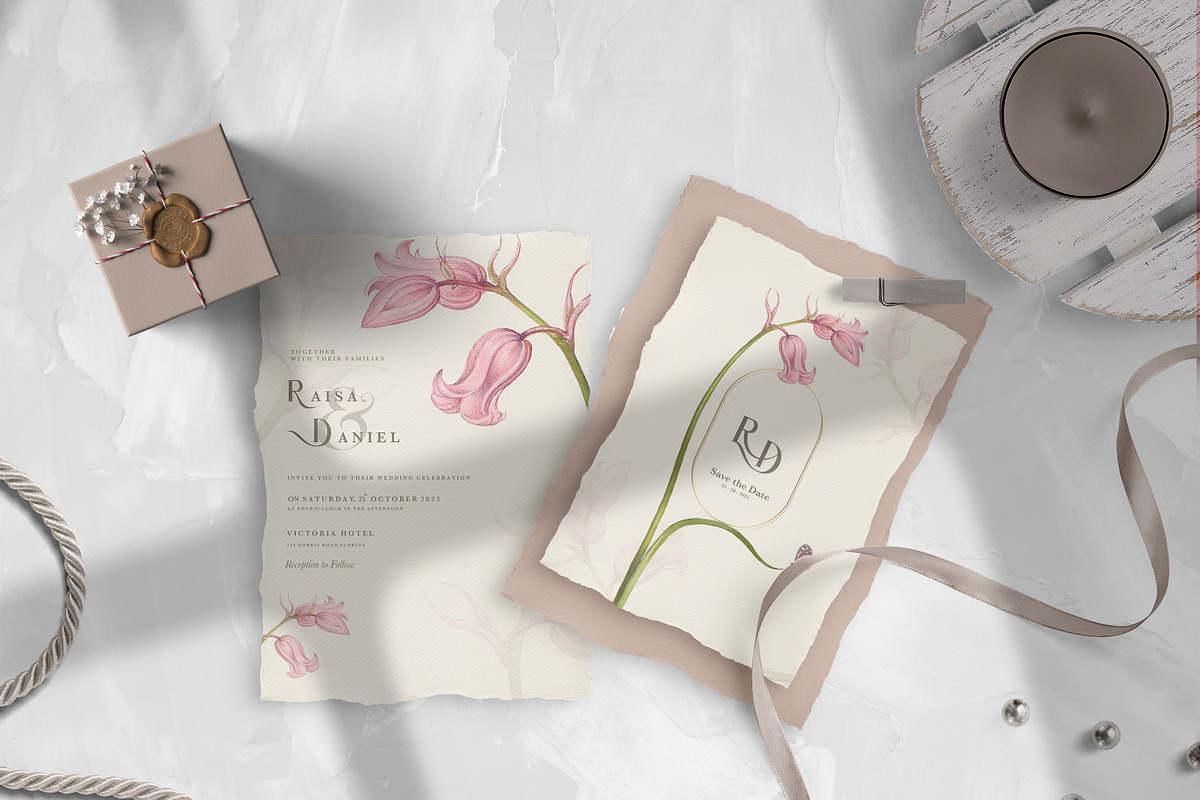 Raisa & Daniel (Vintage), an Invitation Template by EvitePapery (Photo 2 of 7)
