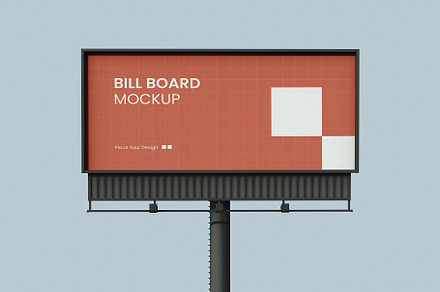 Outdoor billboard mockup, a Product Mockup by graphypix