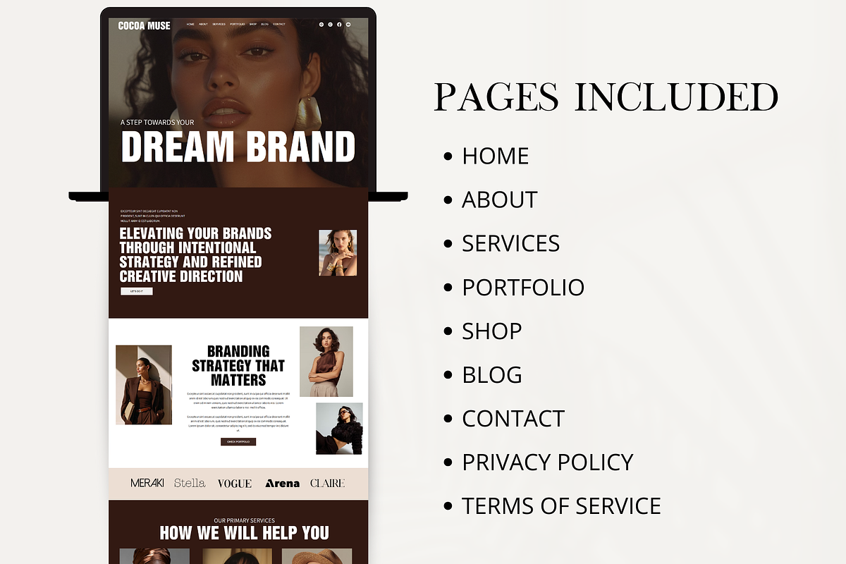 Luxury Wix Studio Website Template, a Wix Template by AdvertFox (Photo 4 of 10)