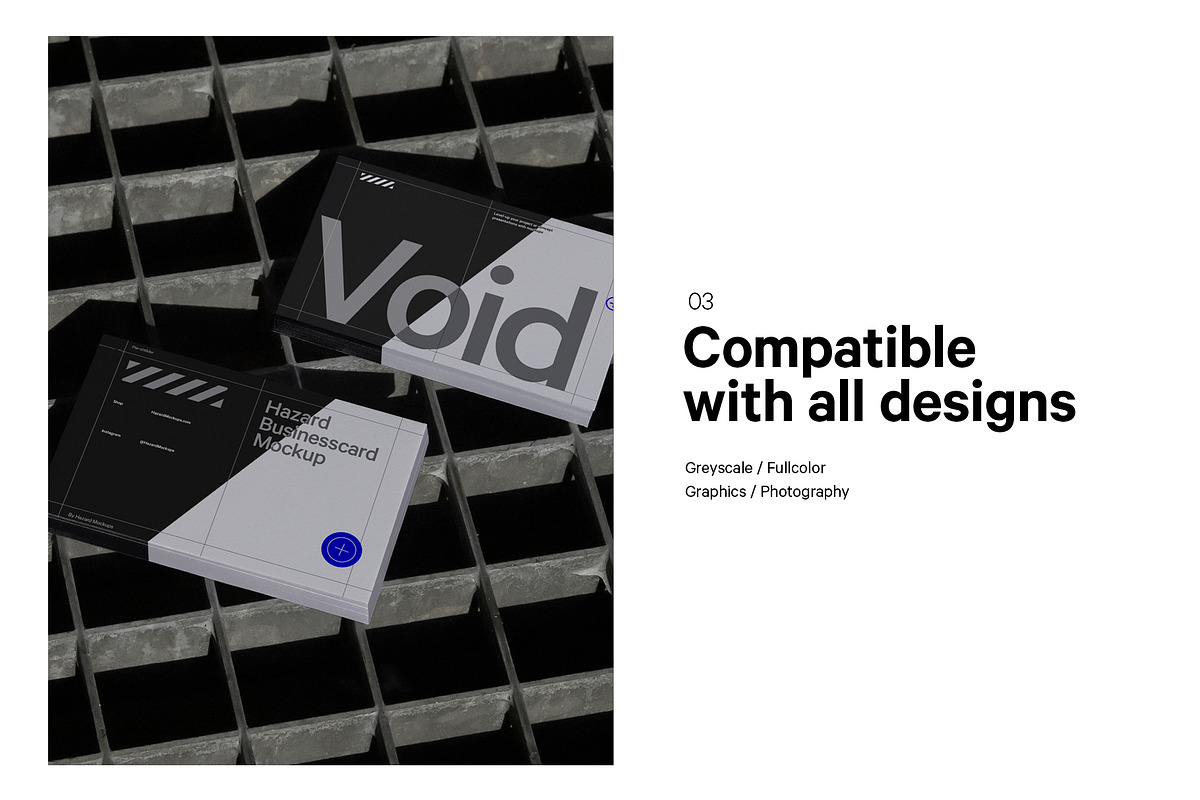 Adjustable Business Card Mockup, a Print Template by HAZARD MOCKUPS (Photo 4 of 8)