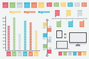 Flat Infographic Elements Design