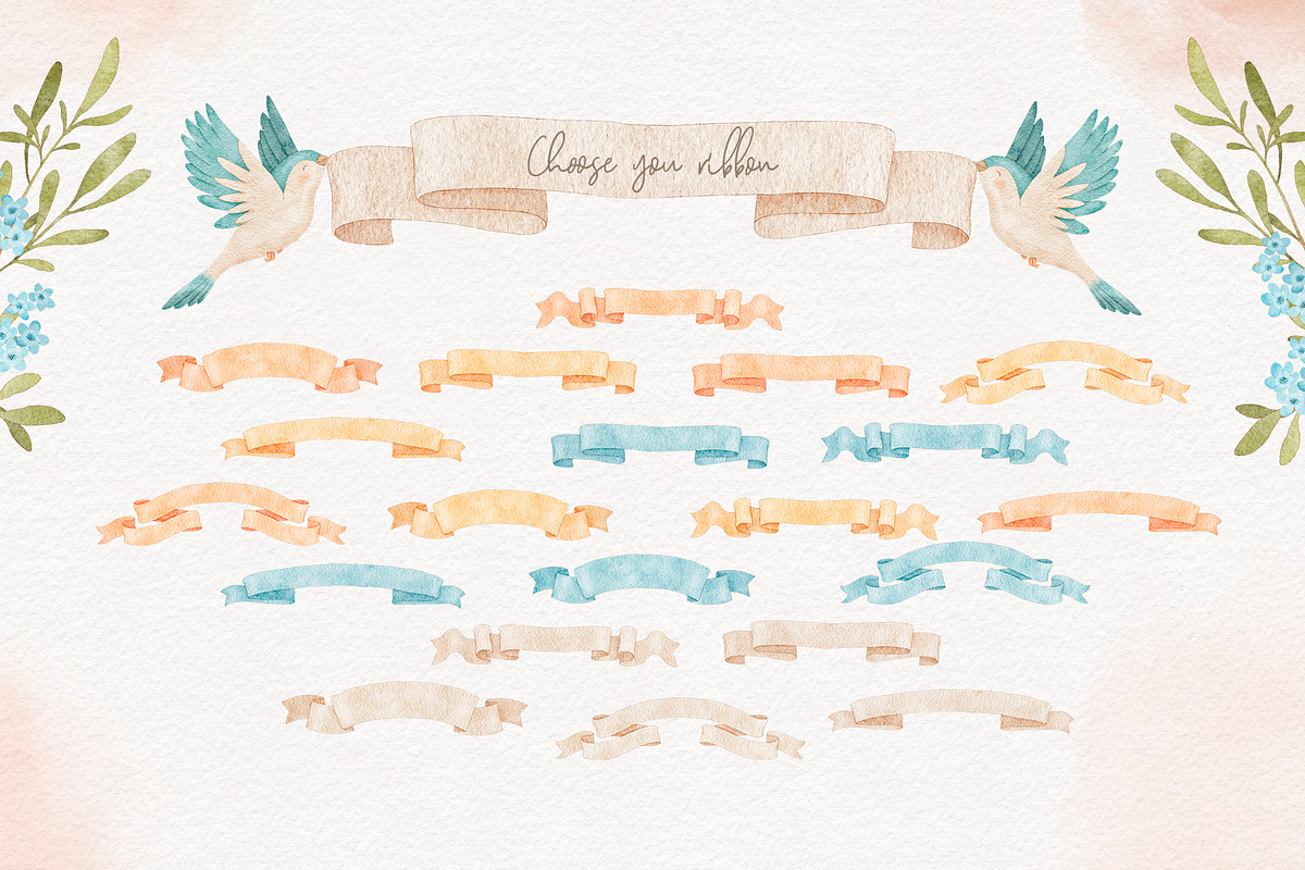 Watercolor Baby Crests Creator, an Illustration by Alamella (Photo 6 of 14)