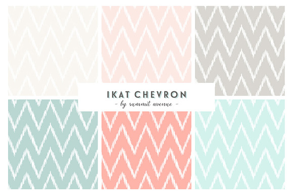 Ikat Chevron Patterns Papers
