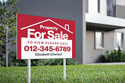 Real Estate Property For Sale Sign, a Poster Template by BrandPacks (Thumbnail 2 of 5)