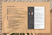 Modern Professional Resume Template, a Resume Template by VictoriousVita (Thumbnail 7 of 8)