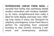 Linear Form Neue | A Sans Serif Font, a Sans Serif Font by Supersimbo © (Thumbnail 3 of 11)