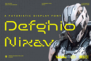 UT Defghio Nixav : A Futuristic Font, a Sans Serif Font by Universitype (Thumbnail 1 of 10)