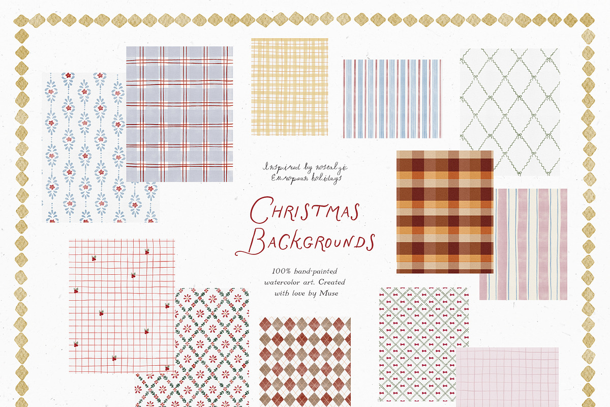 Childhood Noël Christmas Clipart, a Decorative Illustration by Muse Artist (Photo 24 of 27)