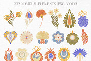Folk Spring Illustrations, a Decorative Illustration by GVGraphics (Thumbnail 5 of 14)