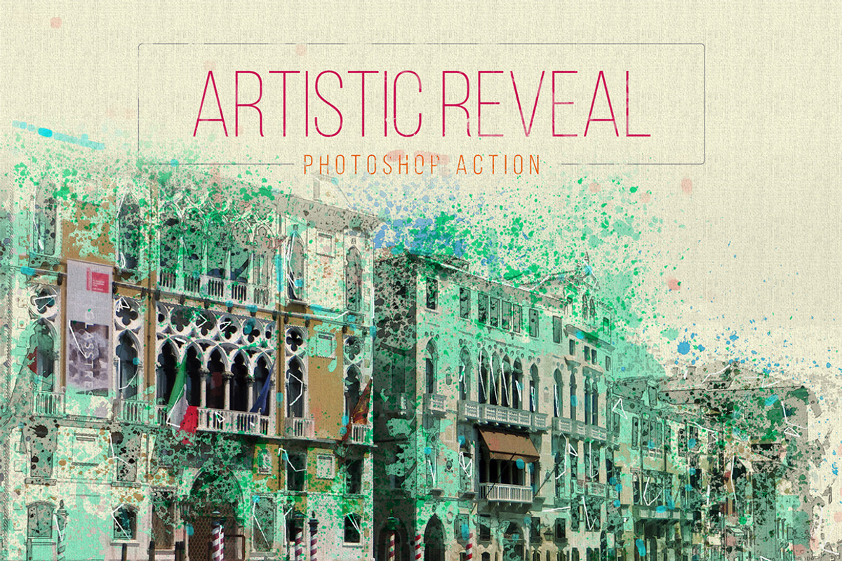 Watercolor Artistic Reveal Effect, an Action Add-On by MockupSpace (Photo 2 of 12)