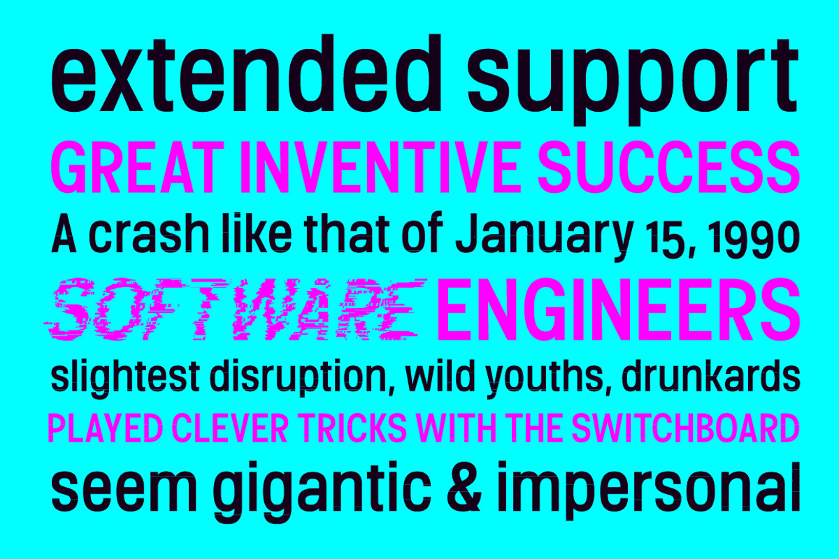 Koruption, a Sans Serif Font by Typogama (Photo 8 of 15)