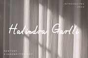 Halindra Garlli Handwritten Font., a Handwritten Font by VectorCraft (Thumbnail 1 of 5)