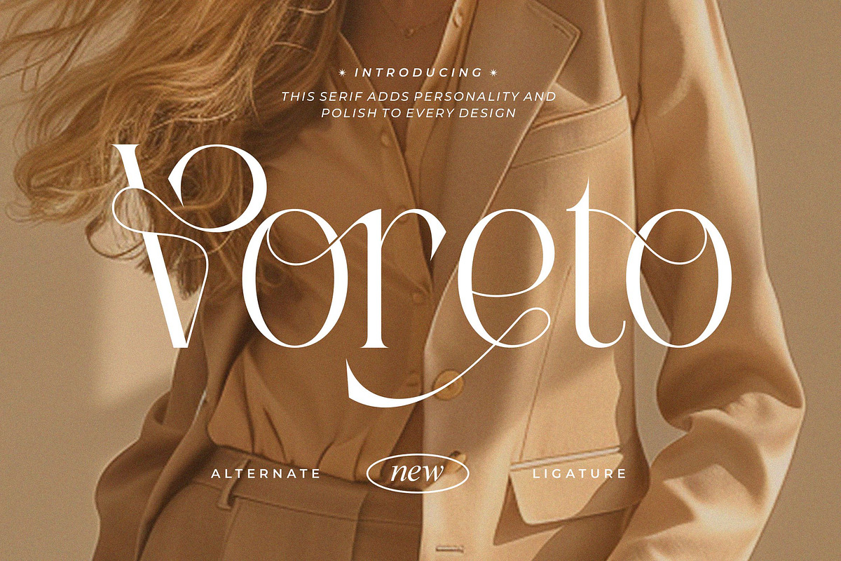 Voreto || Modern Classy Serif Font, a Serif Font by Ermedia Studio (Photo 1 of 10)