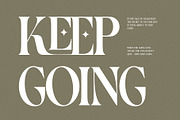 Garden Elegant Ligature Serif Font, a Serif Font by Graphicxell (Thumbnail 6 of 7)