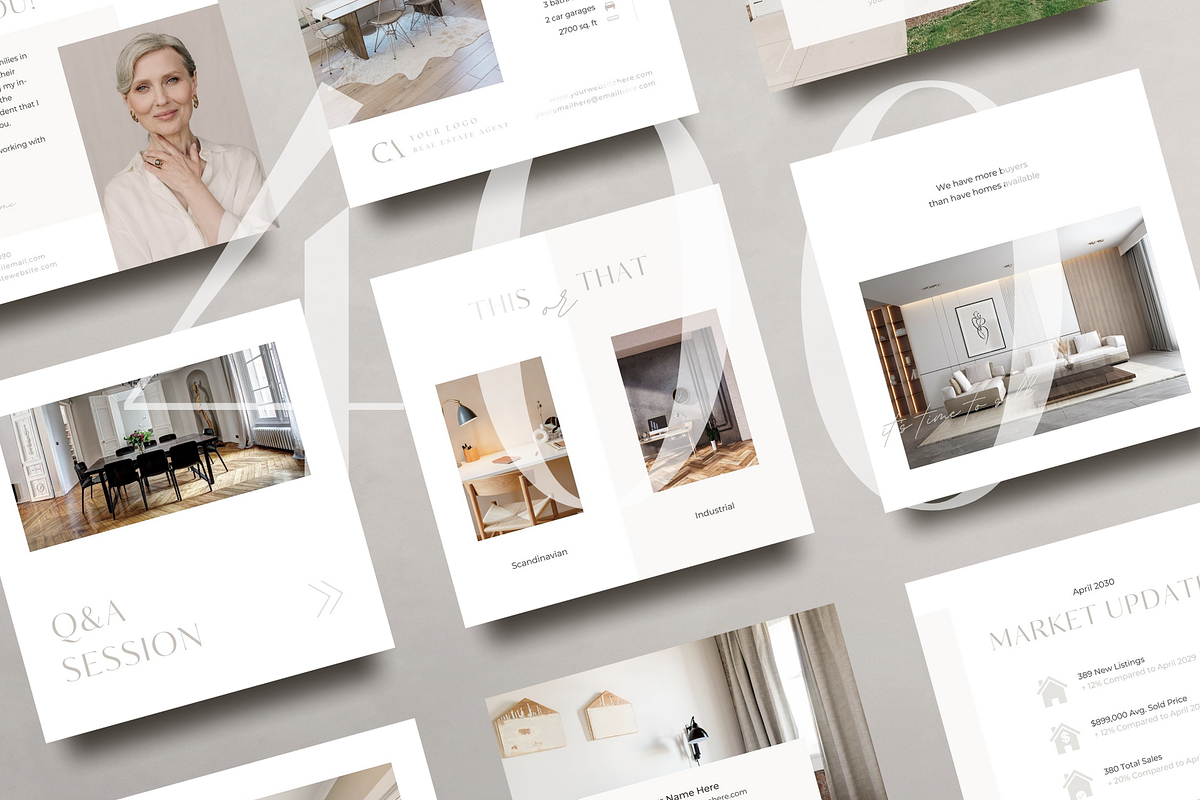 400 Real Estate Post Templates, a Social Media Template by EstateElements (Photo 10 of 10)