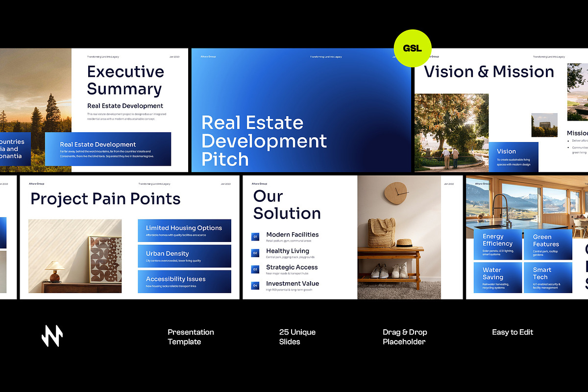 Real Estate Development Pitch GSL, a Presentation Template by Neermana (Photo 1 of 4)