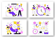 10 Business Management Illustration, a Person Illustration by denayunebgt (Thumbnail 3 of 4)