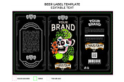 mexican beer label design template, a Branding & Logo Template by Pen of God Studio (Thumbnail 3 of 3)