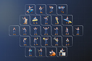 Creative Character 3D Icon Pack, a Characters & Person 3D Model by Haps Space (Thumbnail 4 of 4)