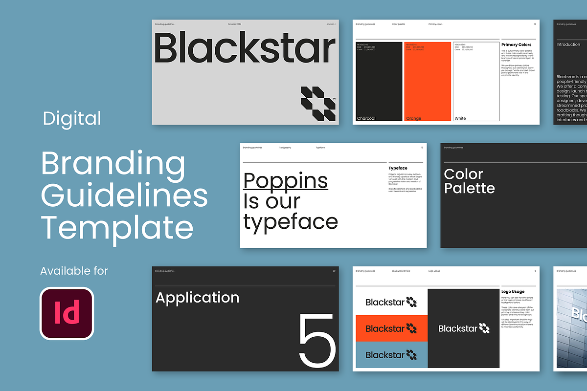 The Branding Guidelines Template, a Presentation Template by Typefool's Shop (Photo 1 of 10)
