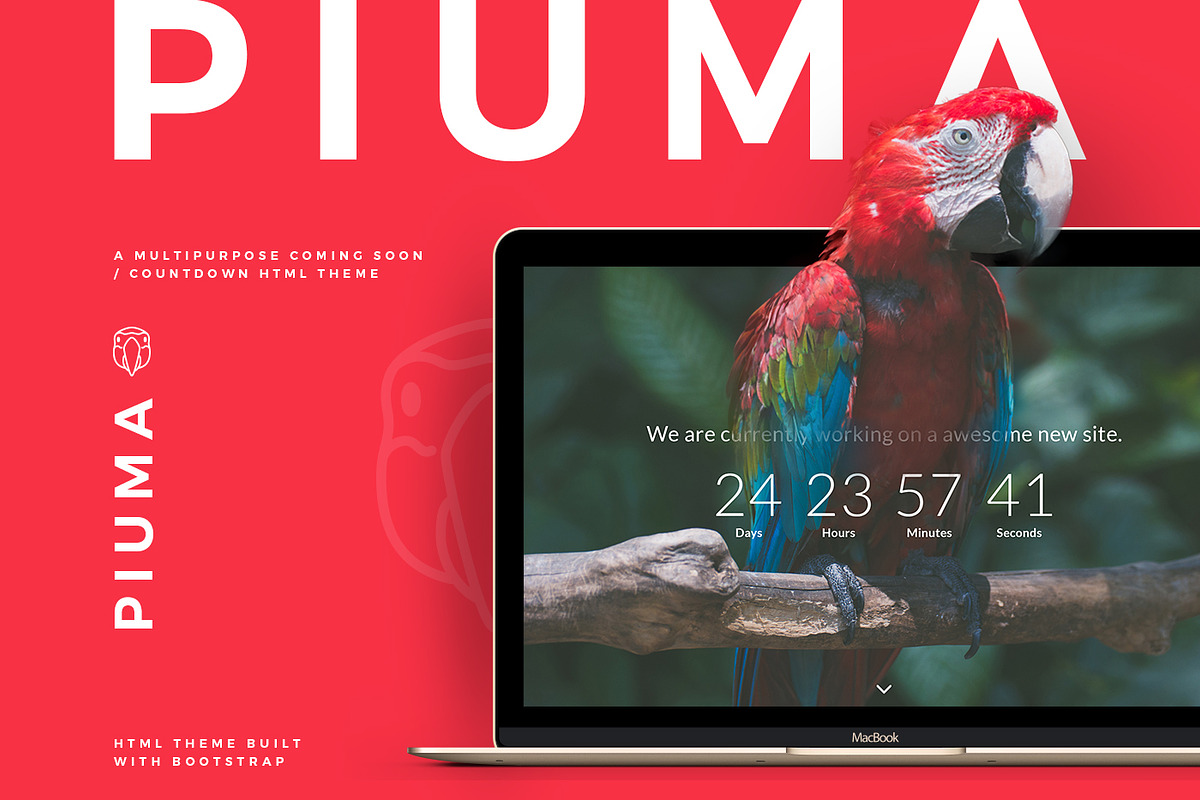 PIUMA - Multipurpose Countdown Theme, a HTML Template by SRPACDY (Photo 1 of 7)