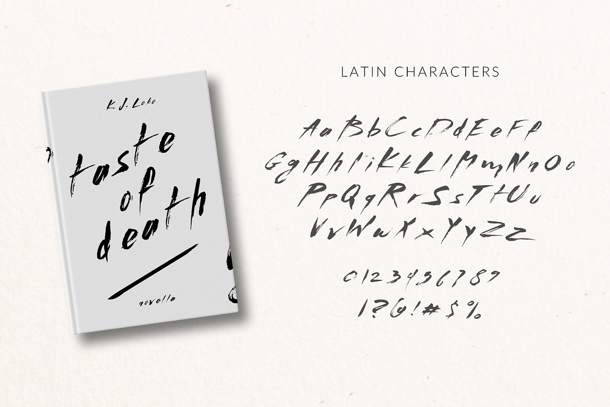 Brush Greek Font Pack preview 4