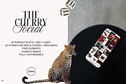 CHERRY Canva Social Media Templates, a Social Media Template by thebusinessoutfit (Thumbnail 2 of 20)