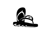 Beach Sandals Flip Flop Vector Bundl, an Illustration by jahid234 (Thumbnail 4 of 49)
