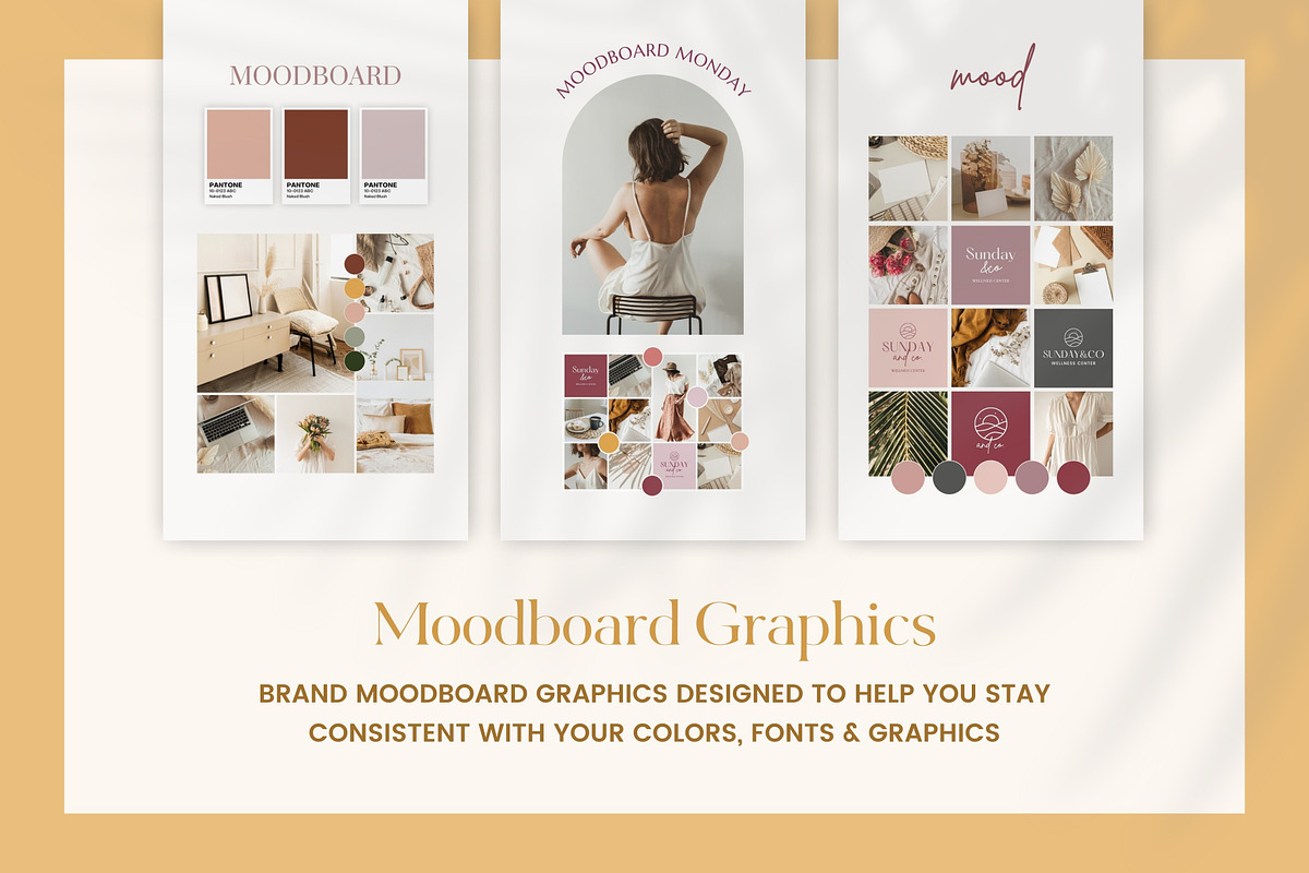 Canva Logo & Brand Board Templates, a Branding & Logo Template by Fallon Gerst (Photo 7 of 10)