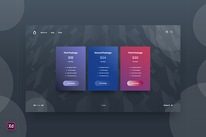 Pricing Table Landing Page