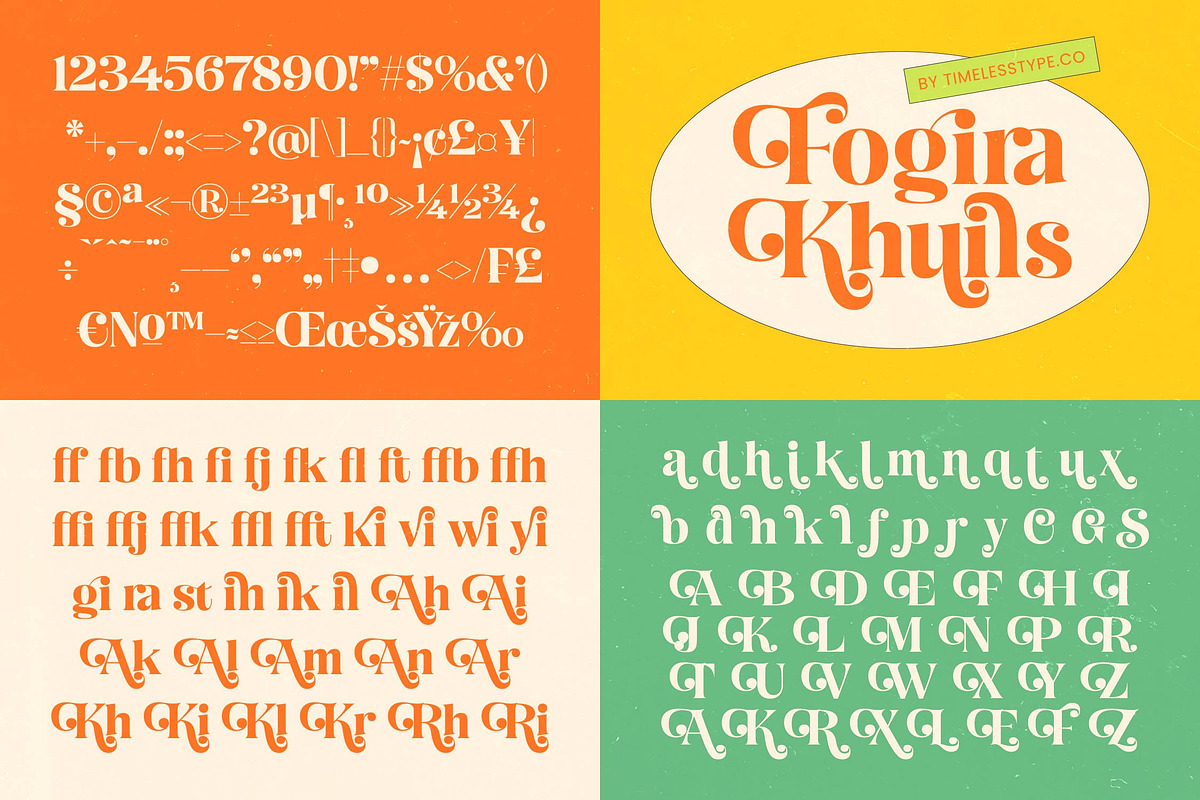 Fogira Khuils Groovy Serif Font, a Serif Font by timelesstype.co (Photo 12 of 15)