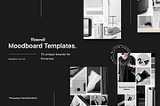 15 Pinterest Mood Board Templates, a Templates & Theme by William Hansen (Thumbnail 1 of 4)