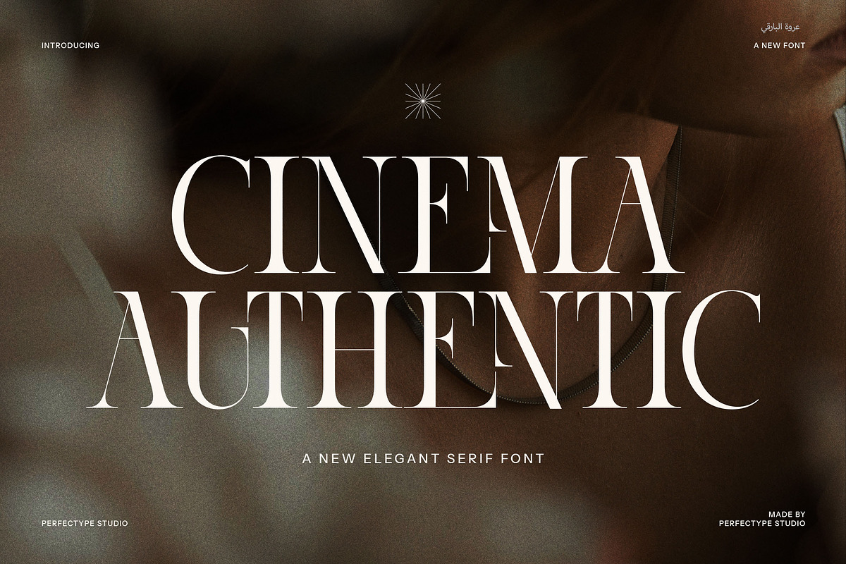 Cinema Authentic Elegant Serif Font, a Serif Font by Perfectype (Photo 1 of 8)