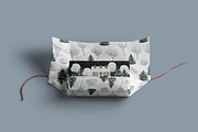 Winter town Christmas house clipart, a Person Illustration by LyubovZaytseva (Thumbnail 14 of 23)