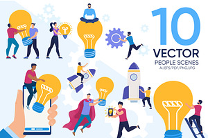 People Vector Scenes