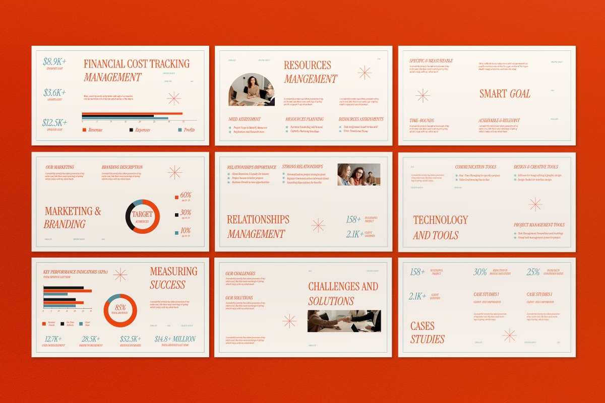 Business Management Google Slide, a Presentation Template by graphicook (Photo 3 of 4)