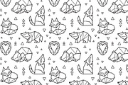 Gold Geometric Patterns, a Pattern Graphic by PenguinHouse (Thumbnail 2 of 10)