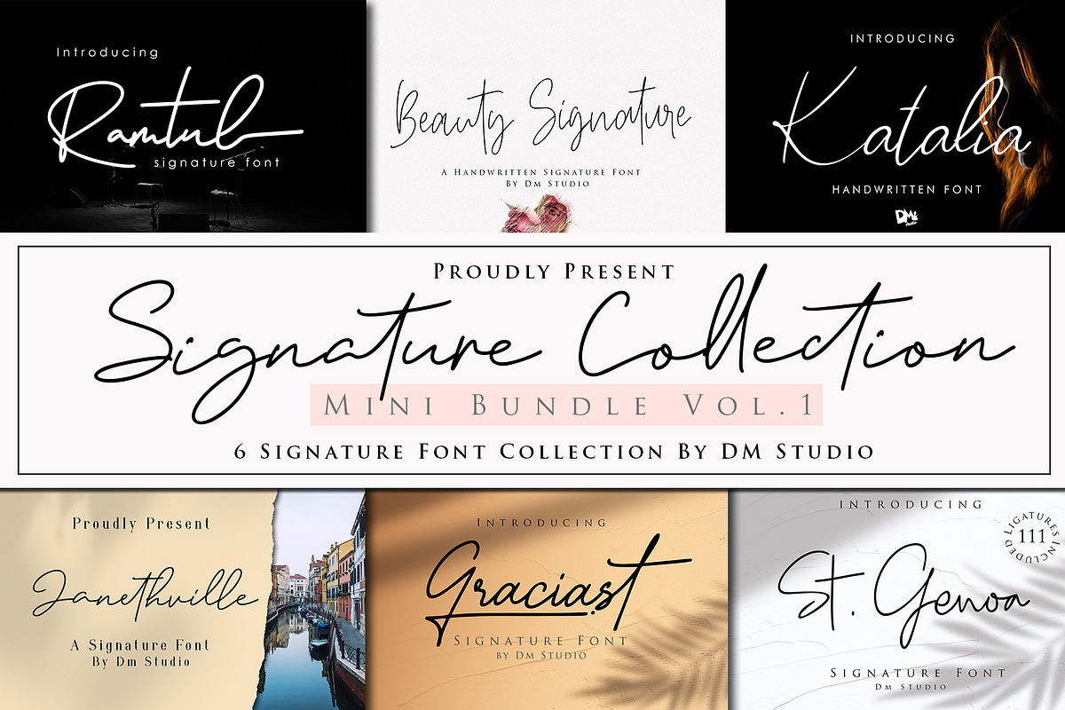 Signature Font - Mini Bundle Vol.1