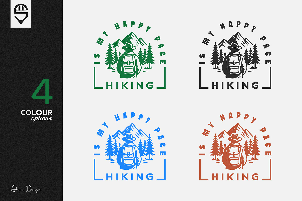 Hiking Adventure T-shirt Design, a Graphic by shaondesigns (Photo 2 of 5)