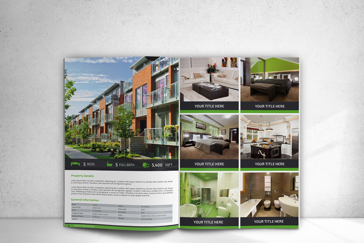 Real Estate Brochure Catalog, a Brochure Template by design_pick (Photo 4 of 11)