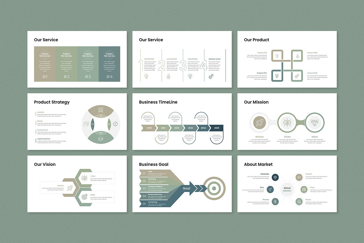 Business Plan PowerPoint Template preview 4