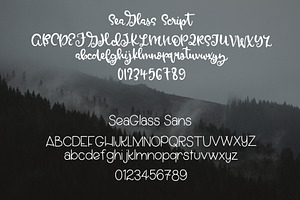 SeaGlass Font Duo