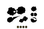 Smoke Cloud Vector Pack, an Illustration by designvectx (Thumbnail 2 of 3)
