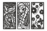 Decorative Wall Art Panel Vector Set, an Illustration by BIPLOB EXPERT (Thumbnail 7 of 9)