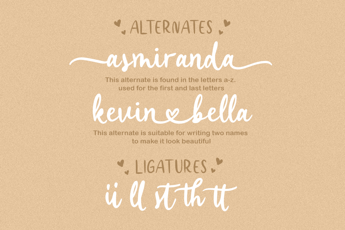 Merah Jambu, a Script Font by artism_design (Photo 4 of 7)