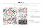 Ethnic Florals Watercolor Chintz!, a Pattern Graphic by Pink Linen (Thumbnail 4 of 12)